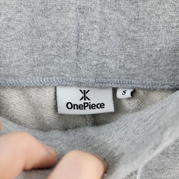 One piece gray jogger sweats pants small comfy lounge - Picture 3 of 3